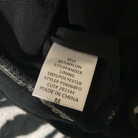 Fore black sequins sweetheart long sleeve bodysuit Onsie open keyhole tie back - Picture 11 of 11